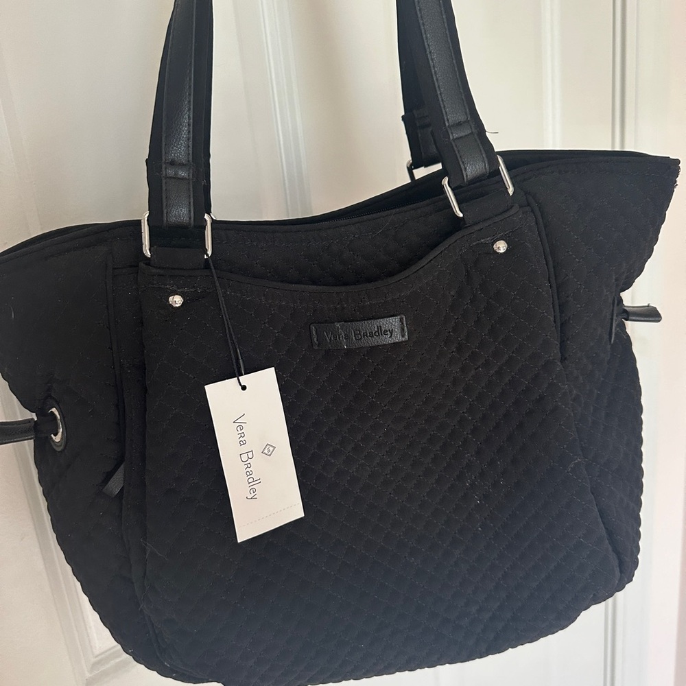 NWT Vera Bradley Iconic Glenna black bag